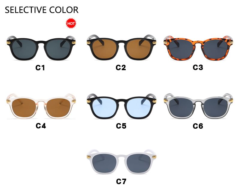 Sunglasses Vintage Square