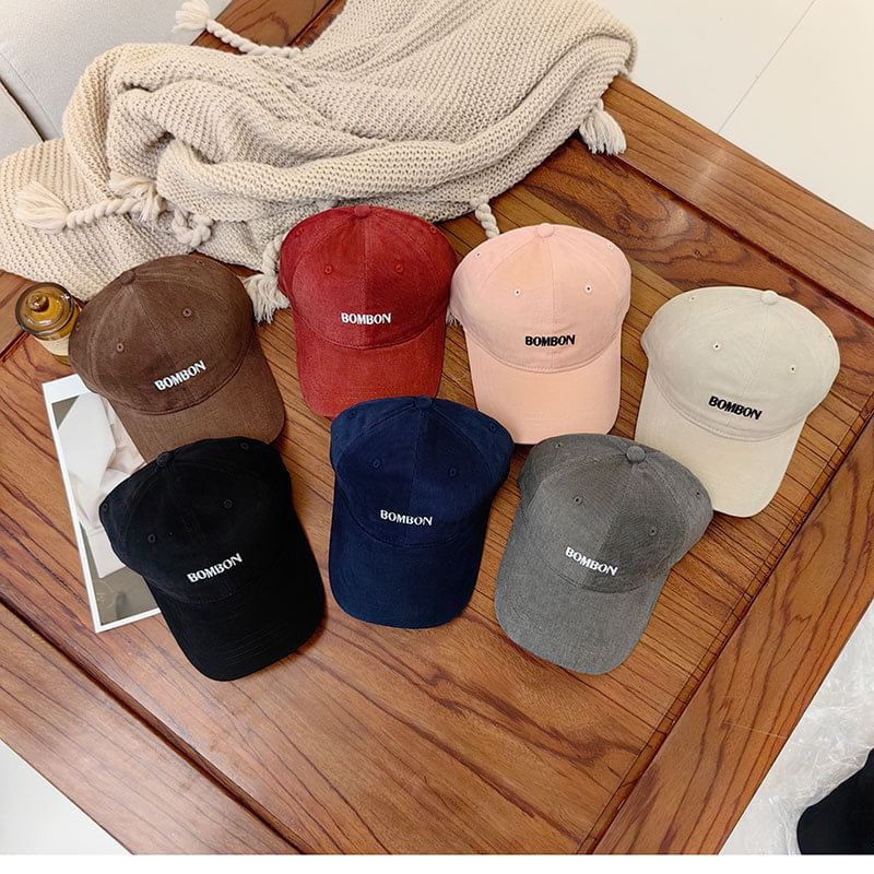 Baseball Lettering Cap Embroidered