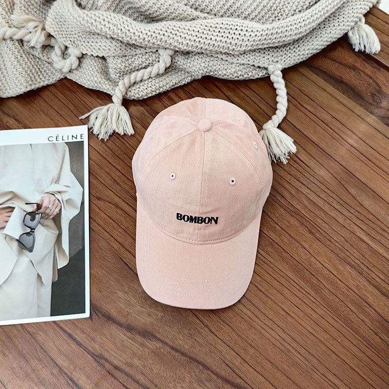 Baseball Lettering Cap Embroidered