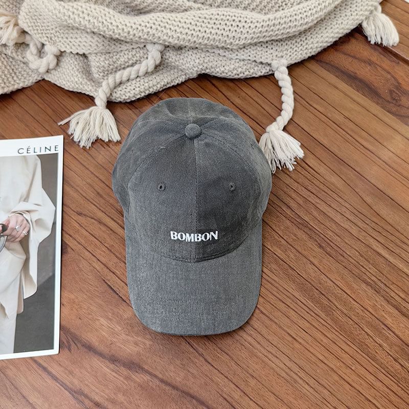 Baseball Lettering Cap Embroidered