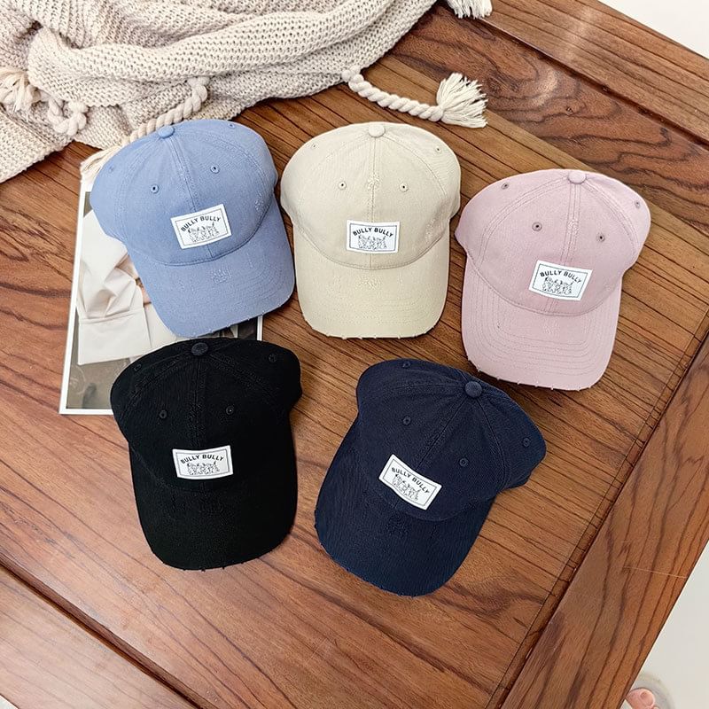 Cap Baseball Lettering Applique