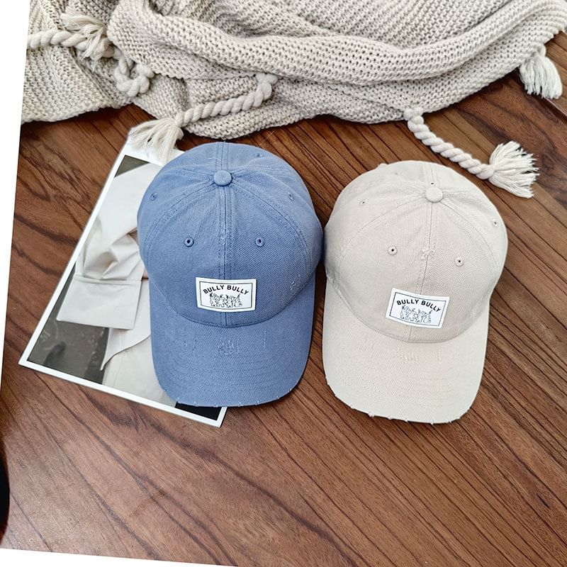 Cap Baseball Lettering Applique