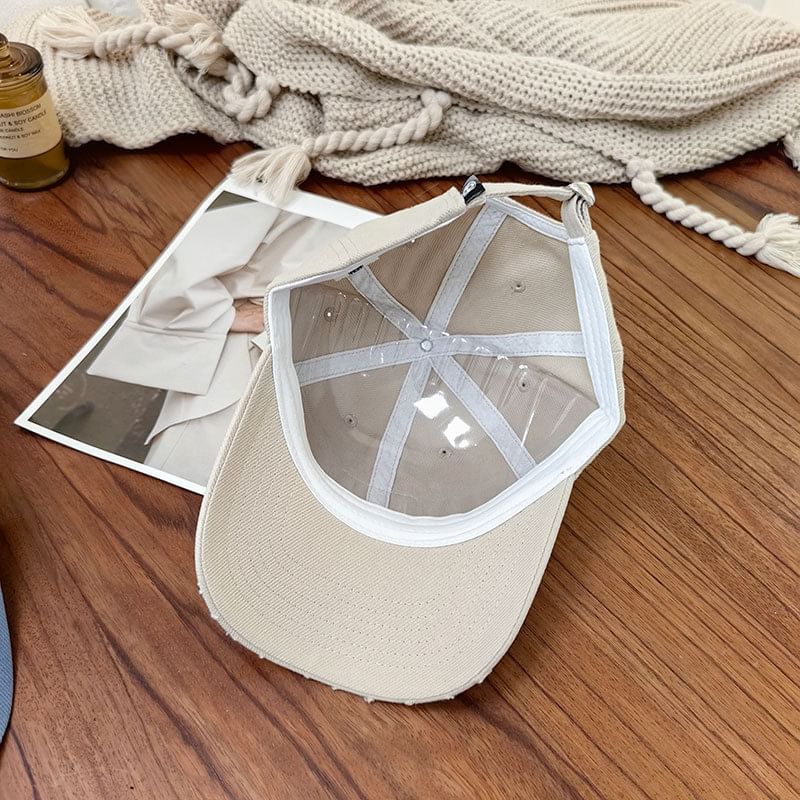 Cap Baseball Lettering Applique