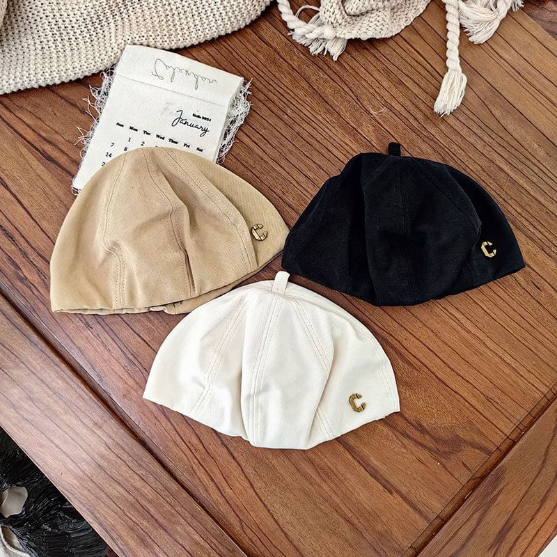 Beret Metal Hat Lettering