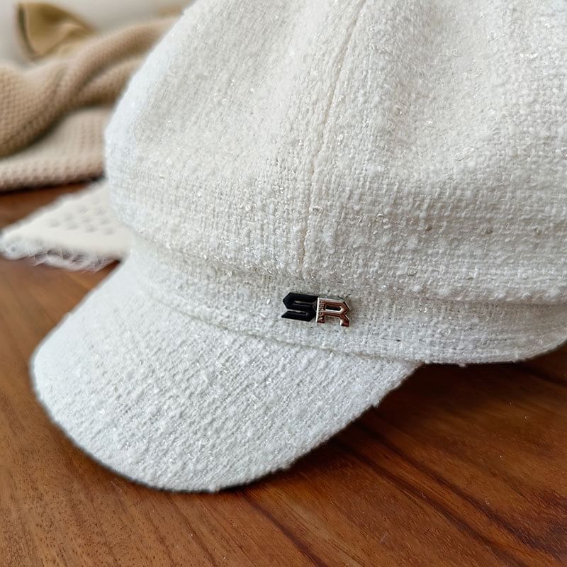 Metal Cap Newsboy Lettering