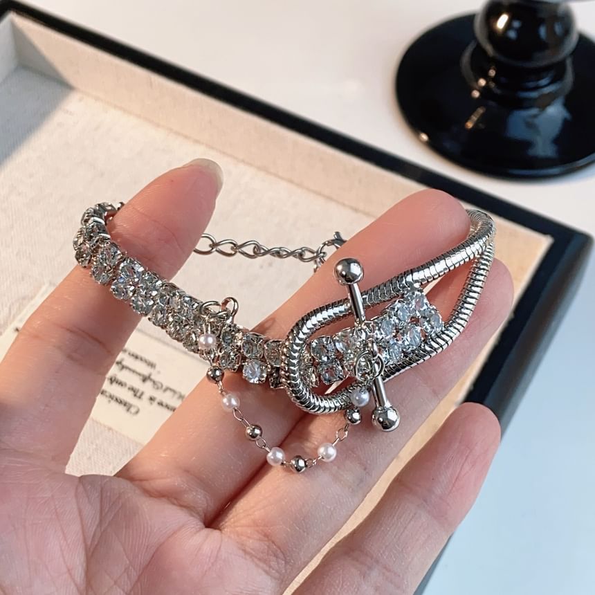 Faux Bracelet / Necklace Pearl