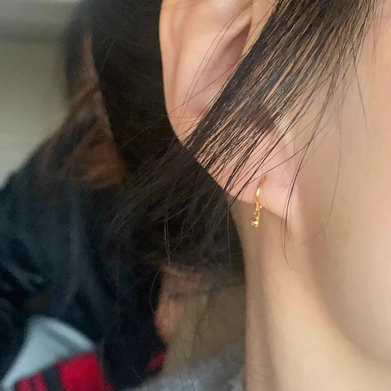 Metallic Hoop Earring