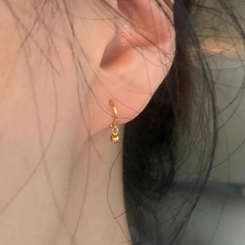 Metallic Hoop Earring