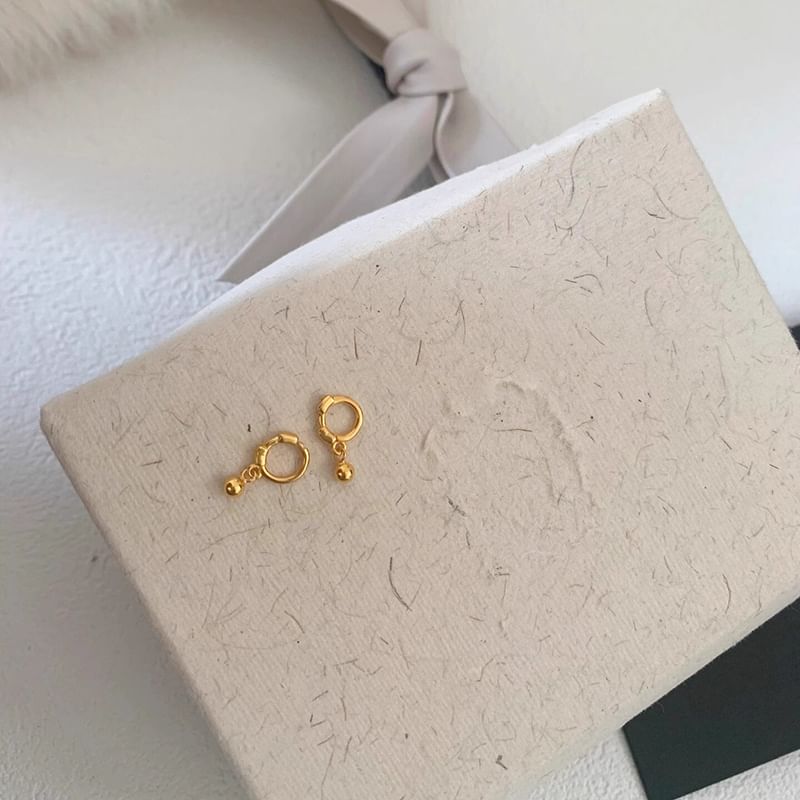 Metallic Hoop Earring