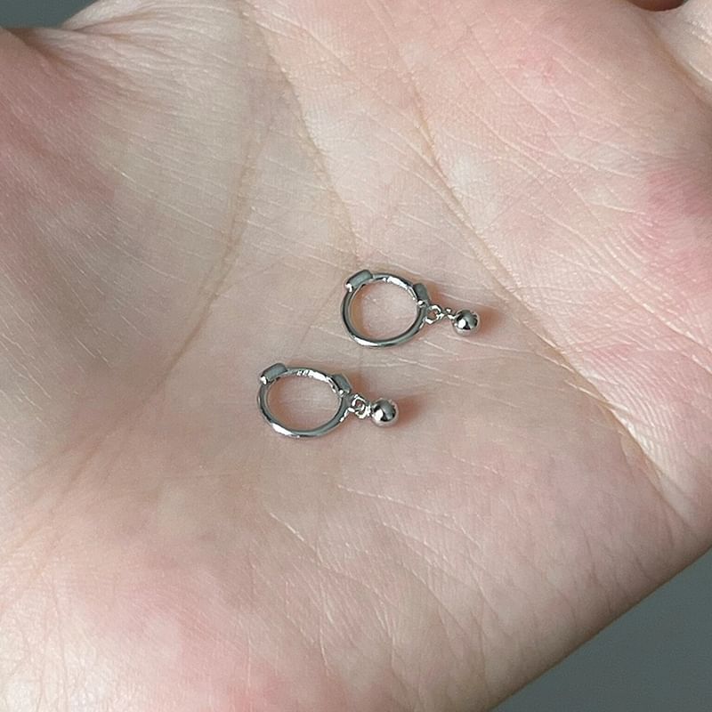 Metallic Hoop Earring