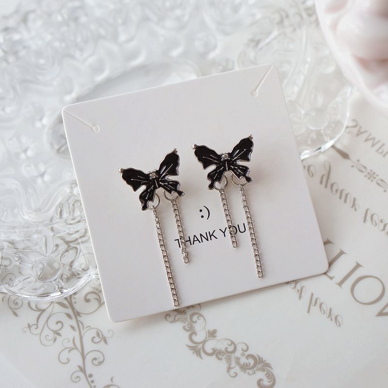 Butterfly Clip On Drop / Earring Enamel