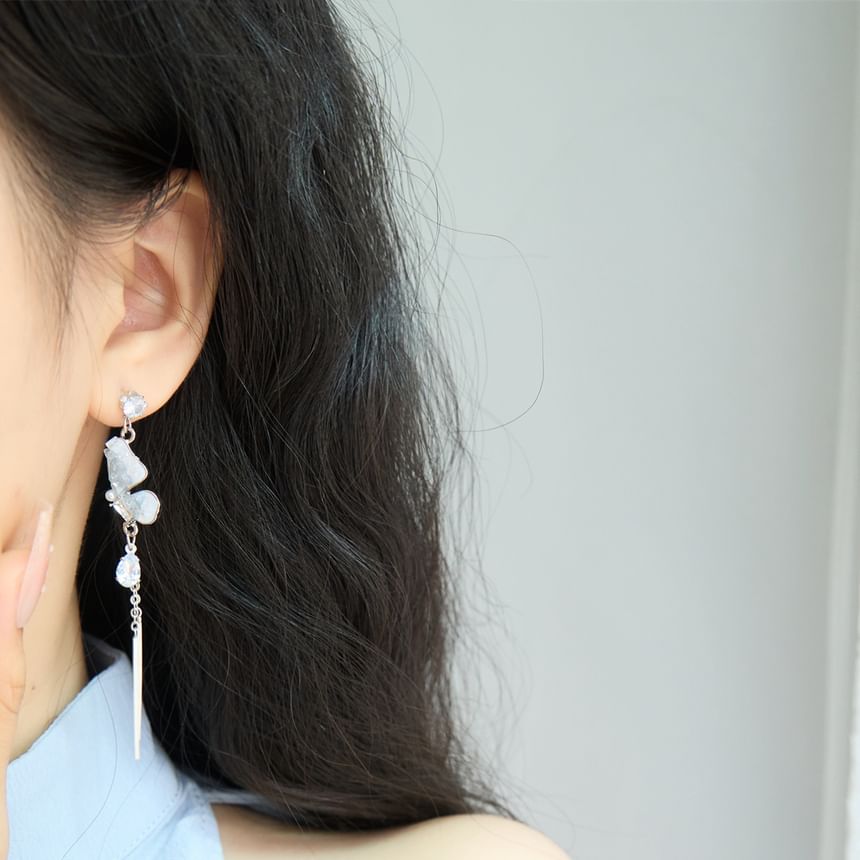 Clip Drop On Earring / Butterfly