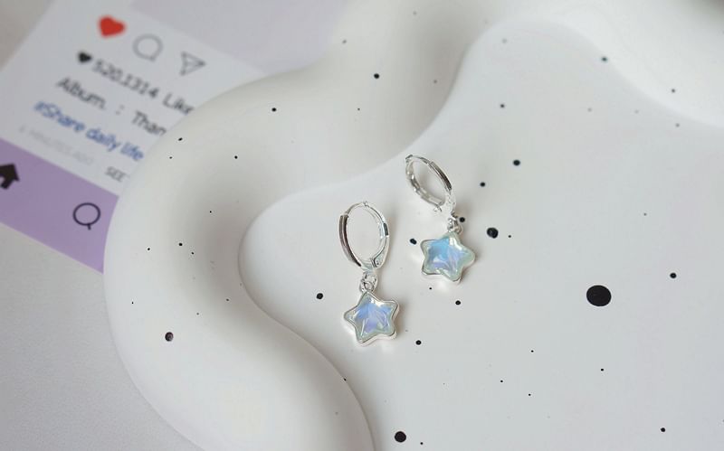 Drop Earring Star