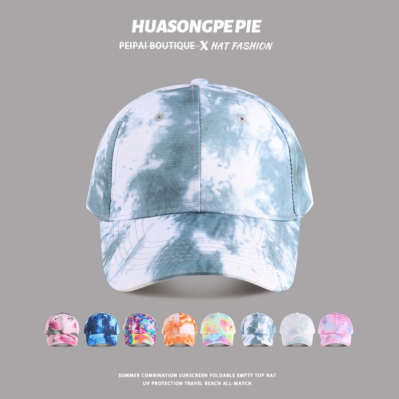 Baseball Cap Tie Dye