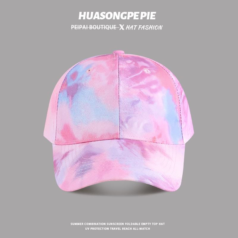 Baseball Cap Tie Dye