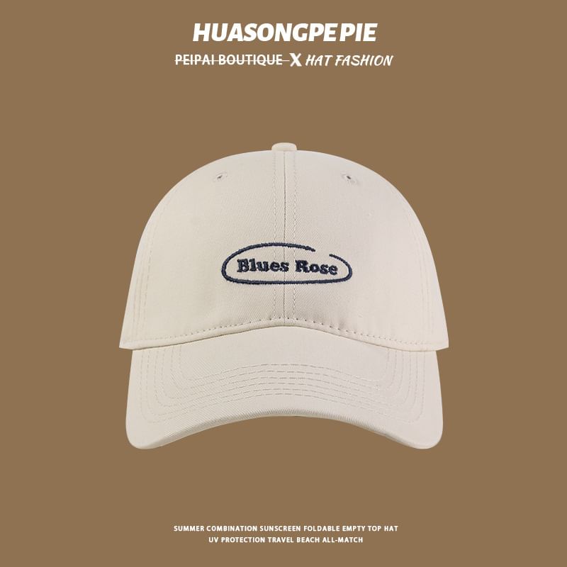 Embroidered Letter Baseball Cap