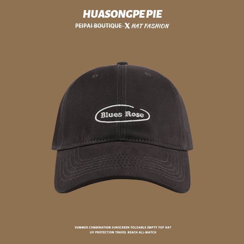 Embroidered Letter Baseball Cap