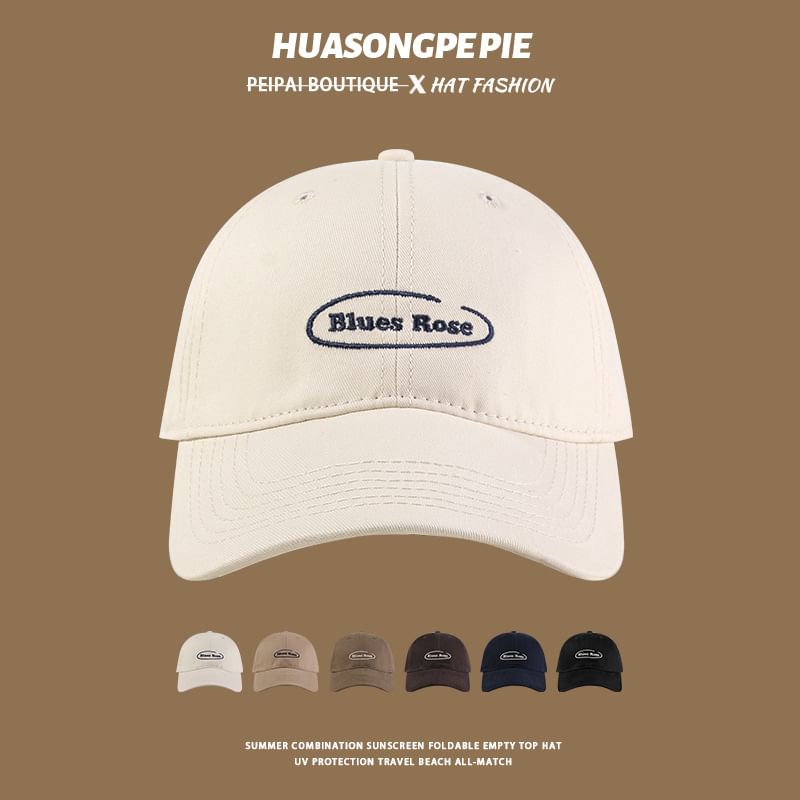 Embroidered Letter Baseball Cap