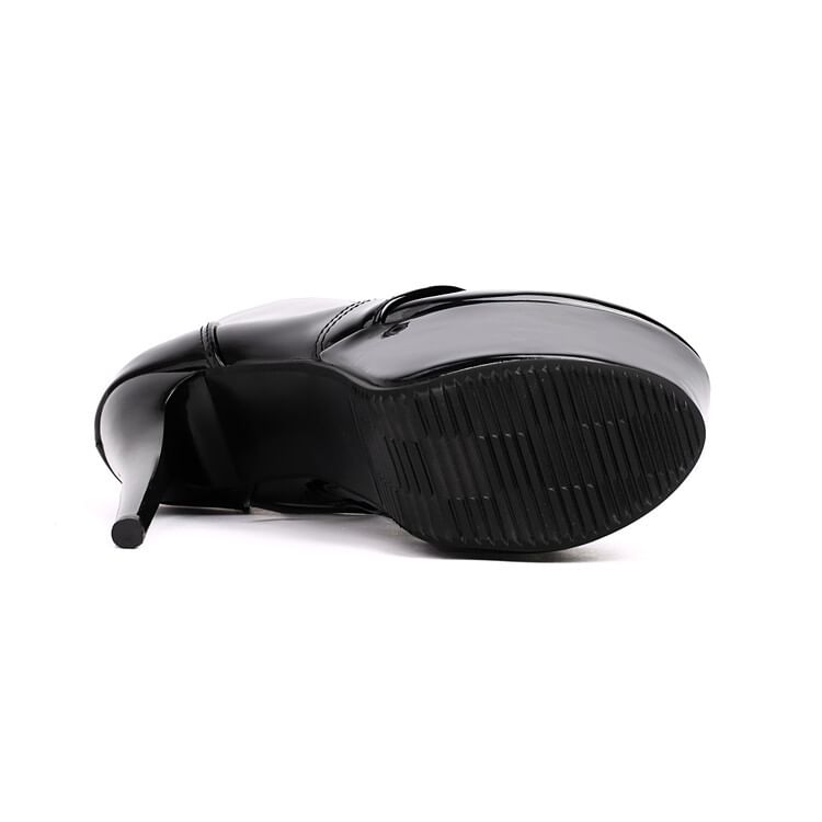 Boots Heel Stiletto Lace-Up Ankle