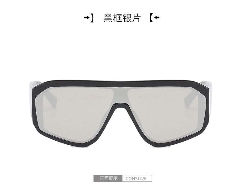 Square Y3K Frame Sunglasses Futuristic