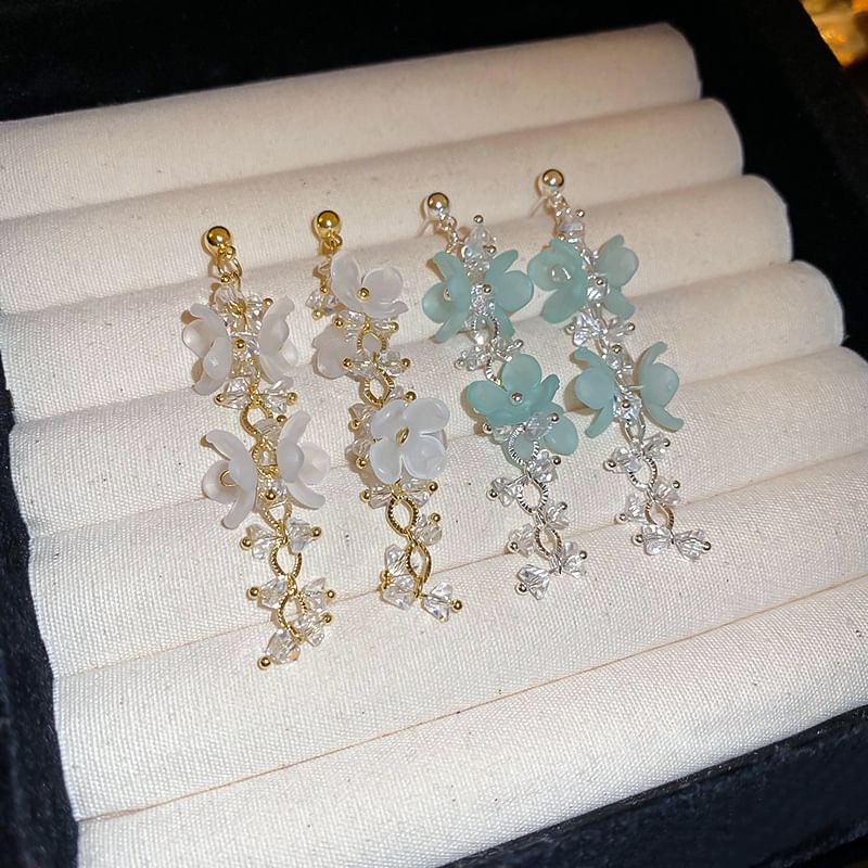 Floral Dangle Earring