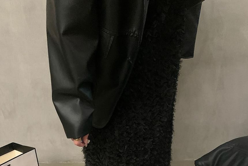 Suede Faux Accent Flats Bow Plain