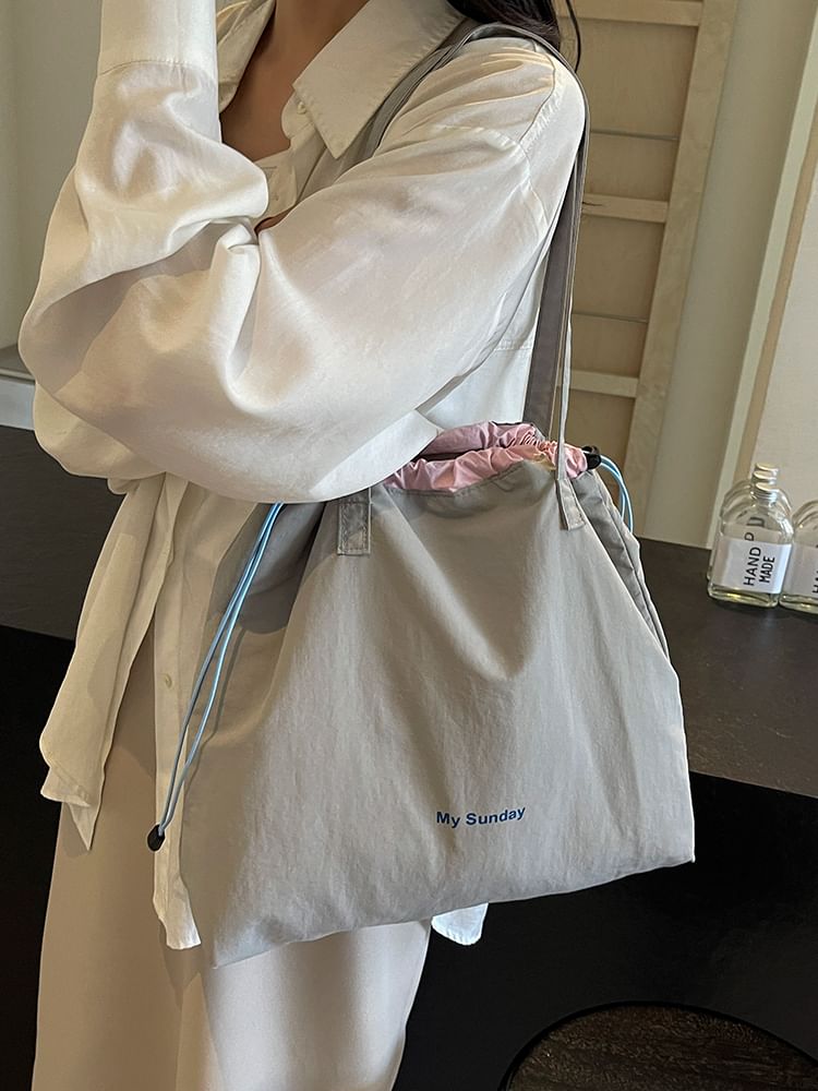 Tote Bag Lettering Canvas