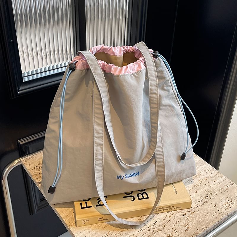 Tote Bag Lettering Canvas