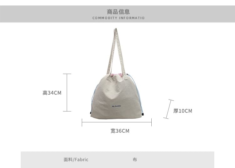 Tote Bag Lettering Canvas