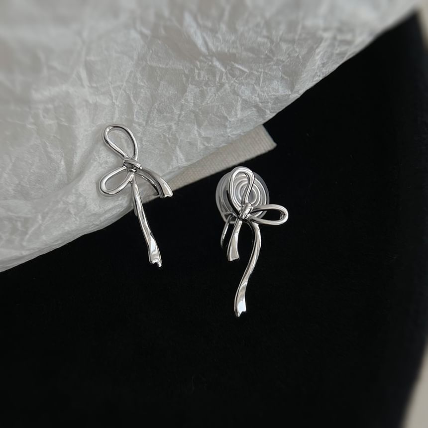Earring On Clip Bow