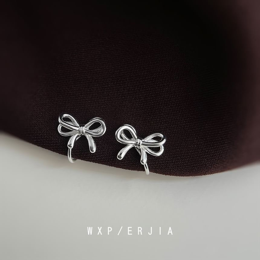 Clip Earring On Bow