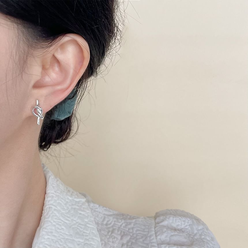 Clip Knotted On Earring