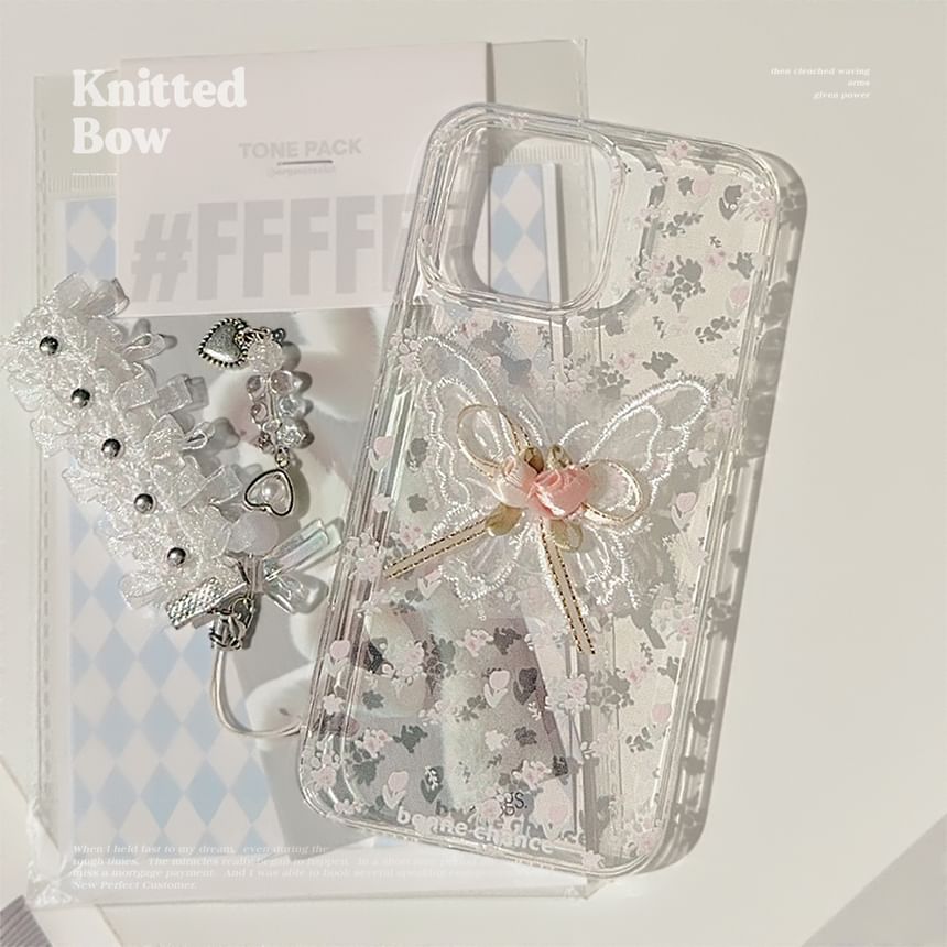 Case Lace / Charm Butterfly Set Phone