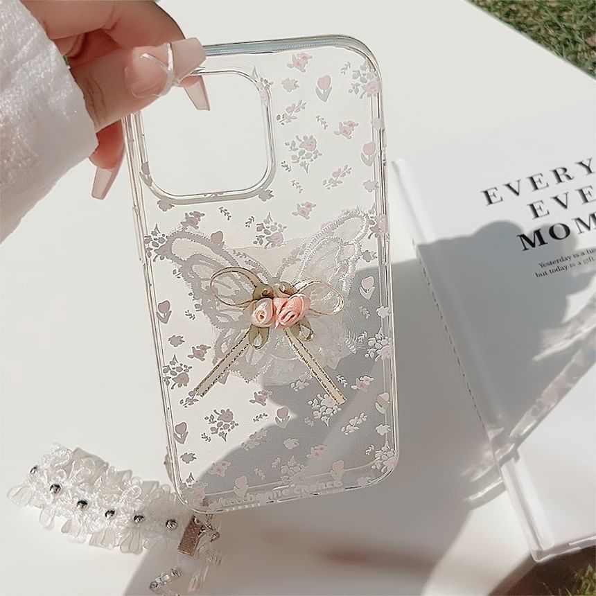 Case Lace / Charm Butterfly Set Phone