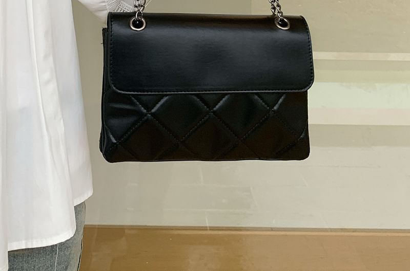 Bag Shoulder Chain Quilted Flap
