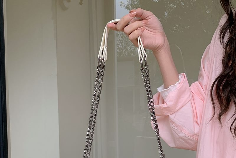 Bag Shoulder Chain Quilted Flap