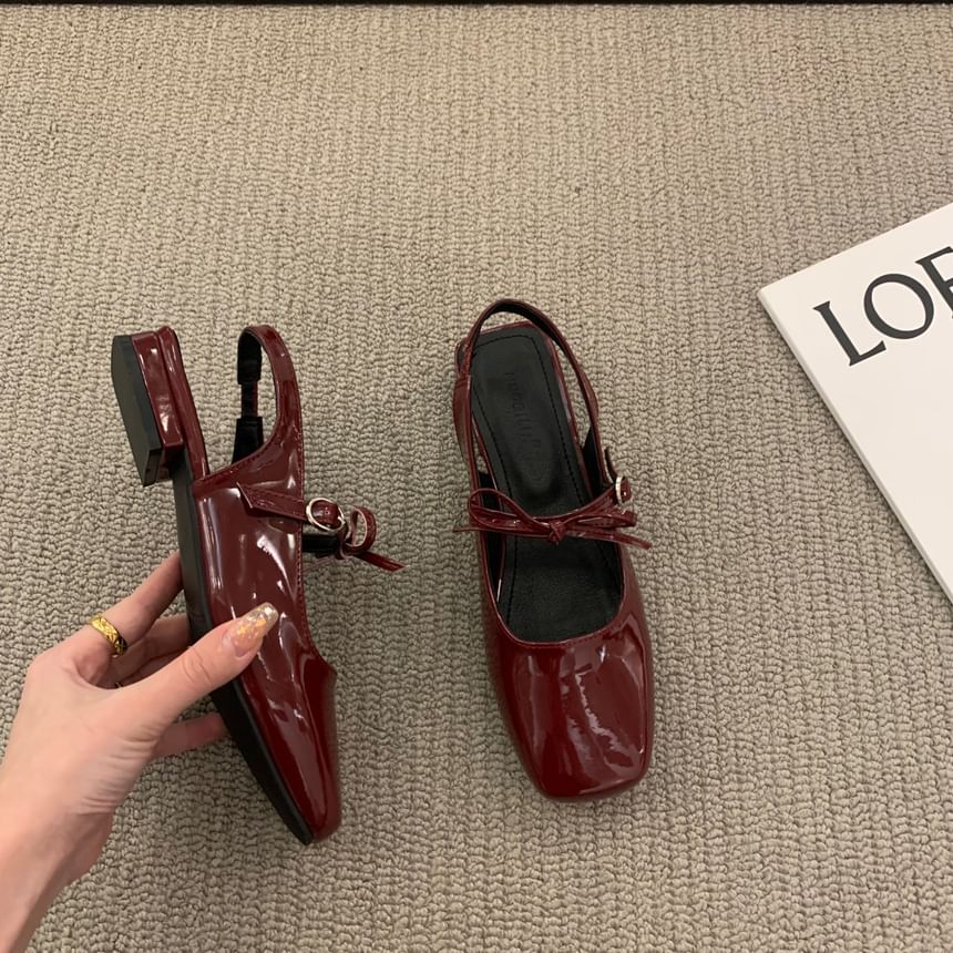 Sandals Bow Slingback