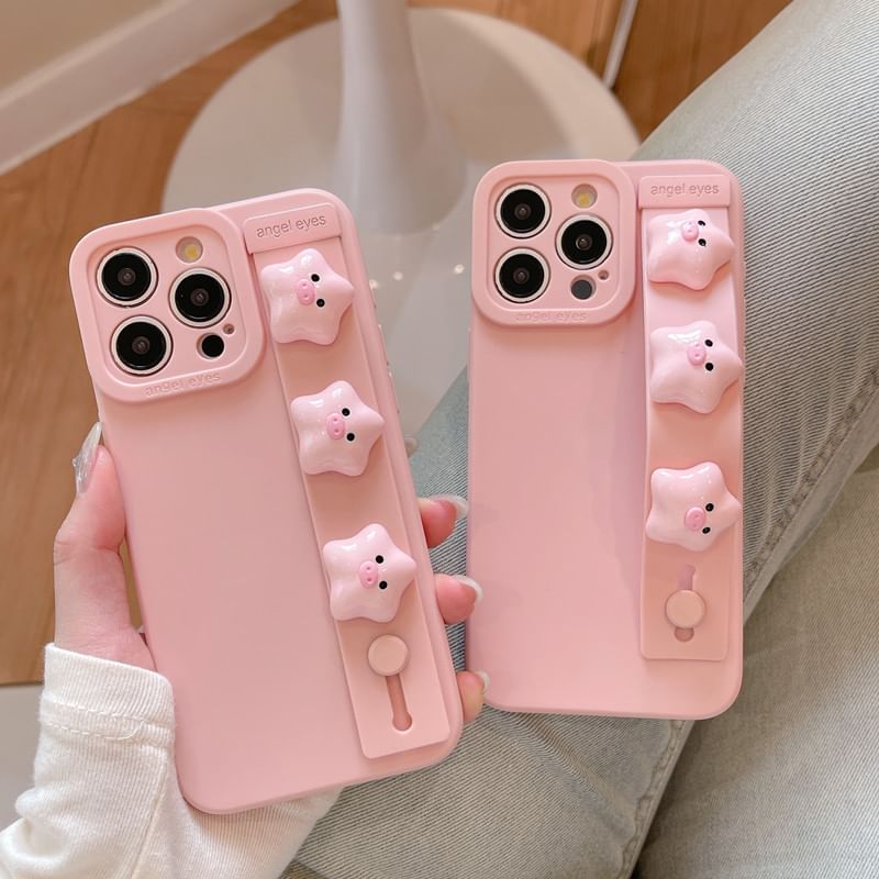 Pig Case Strap Phone