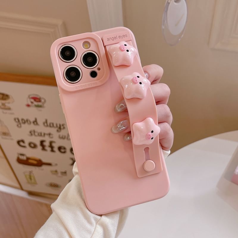 Pig Case Strap Phone