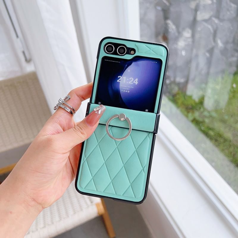 Stand Case Ring Argyle Phone