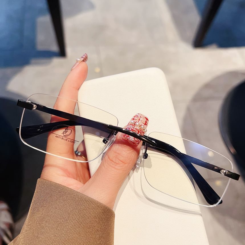 Square Rimless Glasses