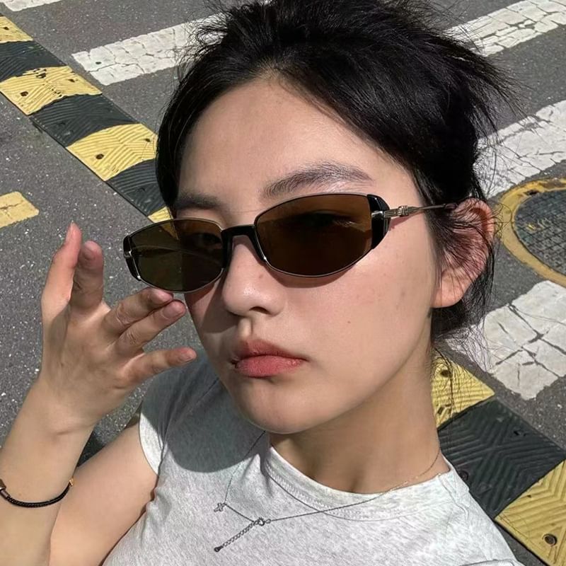 Frame Metal Sunglasses