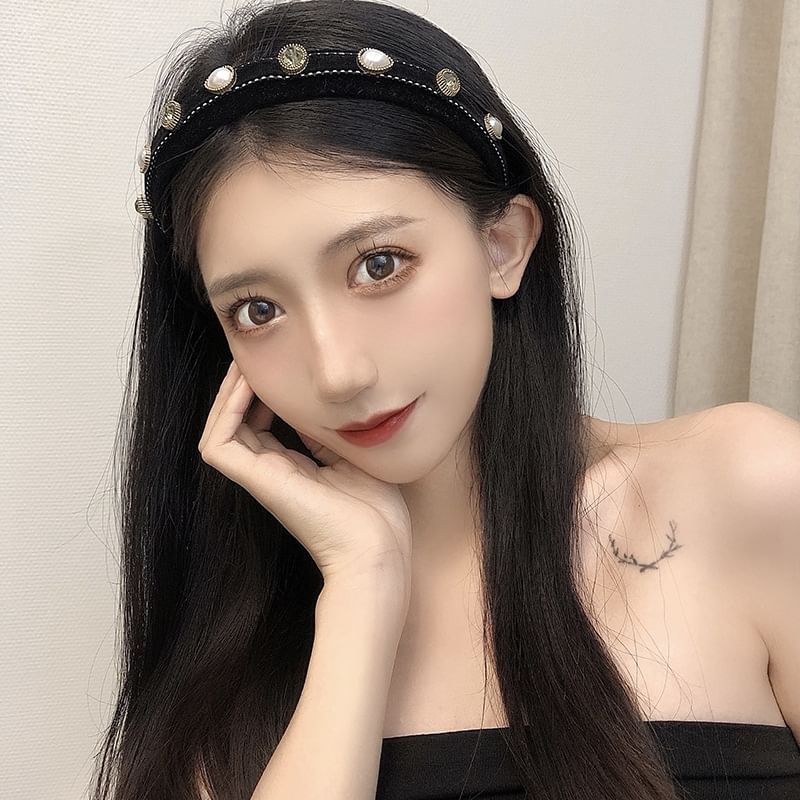 Embellished Headband Textile