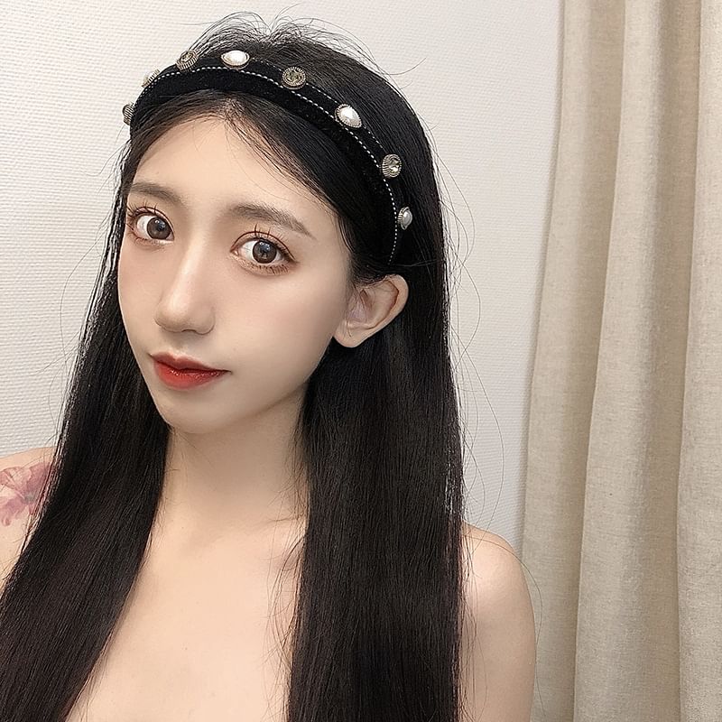 Embellished Headband Textile