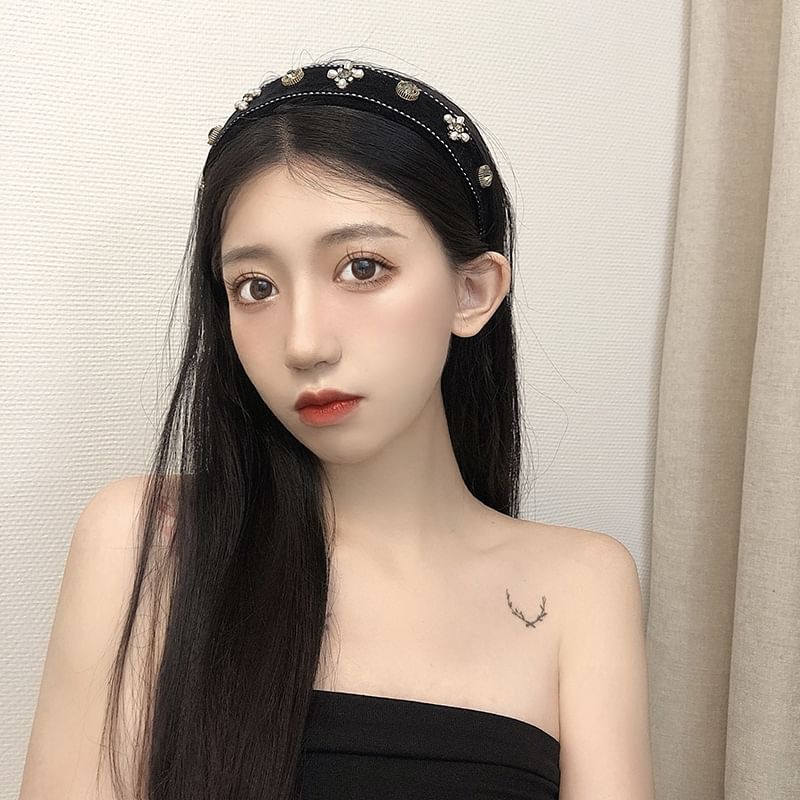 Embellished Headband Textile