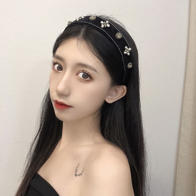 Embellished Headband Textile