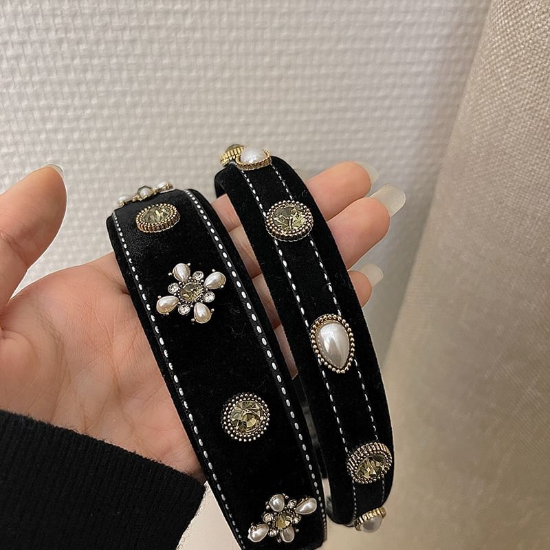 Embellished Headband Textile