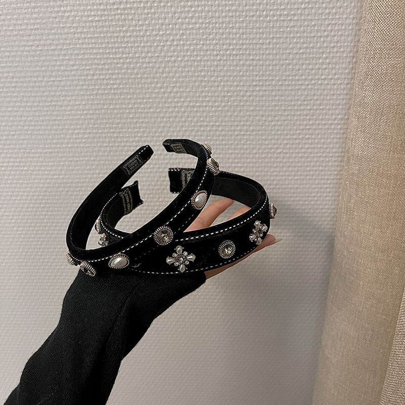 Embellished Headband Textile