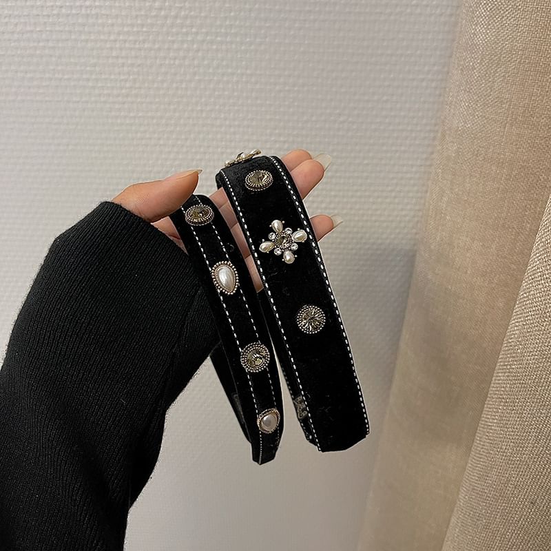 Embellished Headband Textile