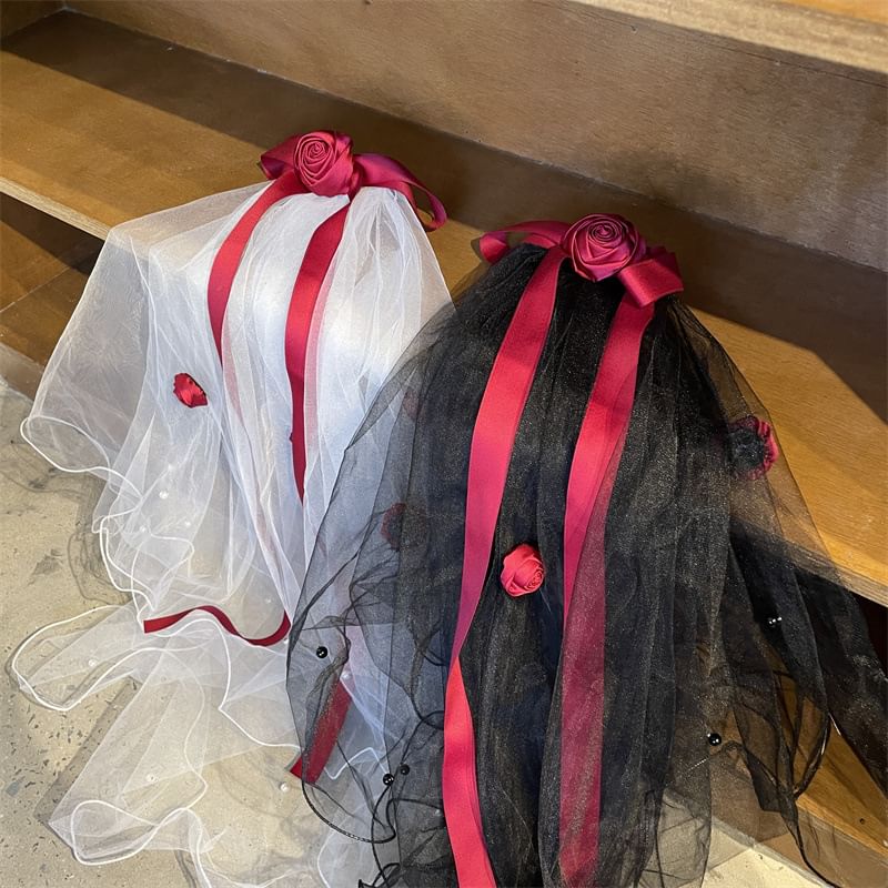 Hair Ribbon Mesh Tie